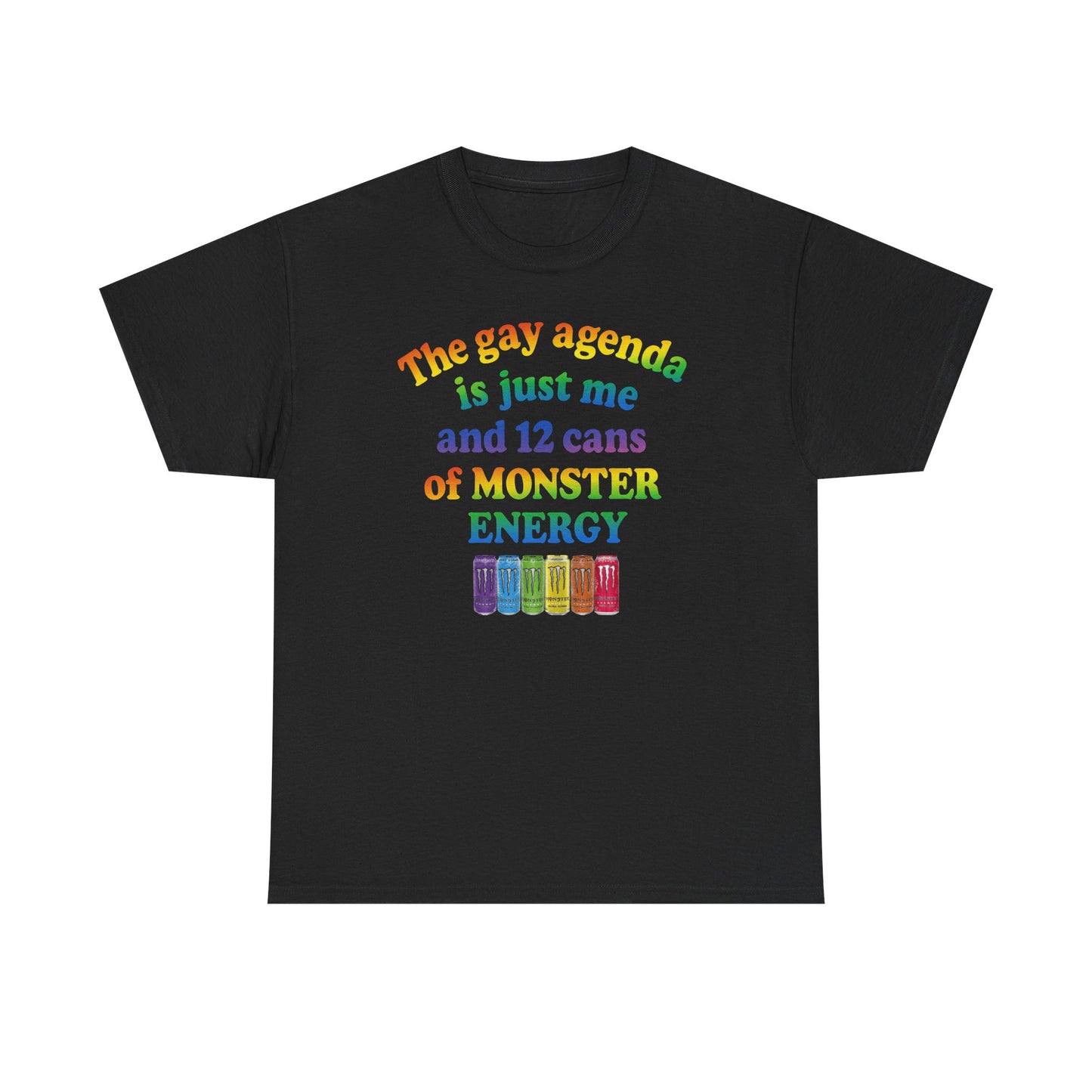 T-Shirt Gay Agenda Meme Unisex Heavy Cotton Tee