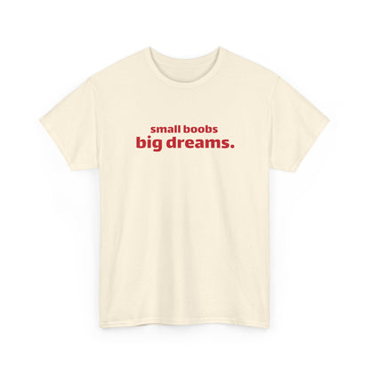 Small Boobs Big Dreams T-Shirt