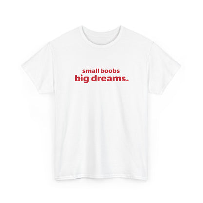 Small Boobs Big Dreams T-Shirt