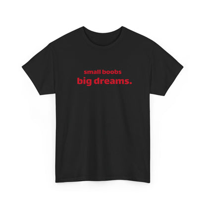 Small Boobs Big Dreams T-Shirt