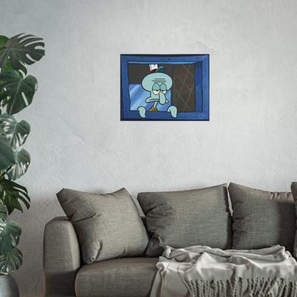 Squidward Poster